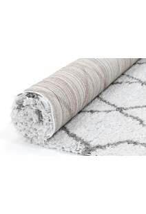 Maya Moroccan Trellis Shaggy Rug