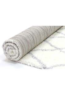 Maya Moroccan Trellis Shaggy Rug