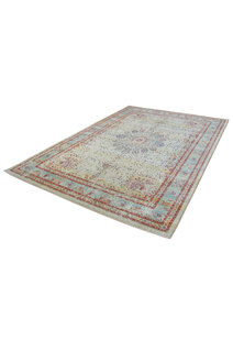Messi Turquoise  Overdyed Rug