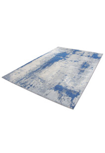 Messi Blue Abstract Monet Rug