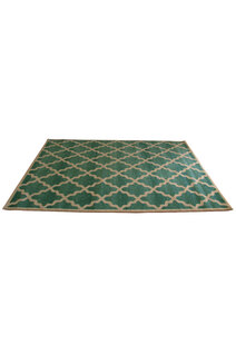 Messi Aqua Moroccan Trellis  Rug