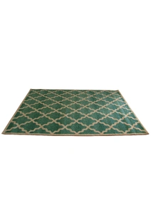 Messi Aqua Moroccan Trellis  Rug