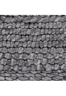 Mel Grey Braided Wool Rug