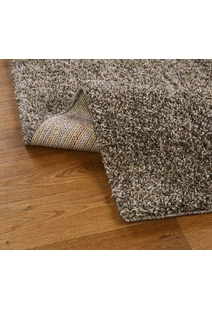 Natura Plain Brown Shaggy Rug