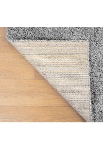 Natura Plain Grey Shaggy Rug