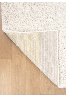 Natura Plain Ivory Shaggy Rug
