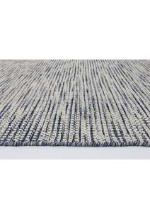 Natura Blue Wool Flatweave Rug
