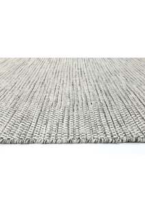 Natura Grey Wool Flatweave Rug