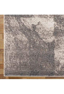 Orel Beige Square Pattern Rug