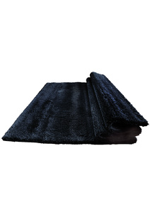 Posh Modern Plain Black Rug