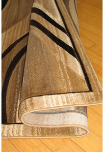 Panama Beige Wavy Carved Rug