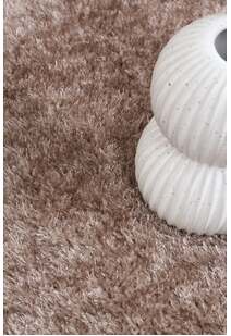 Palace Plain Tan Shaggy Rug