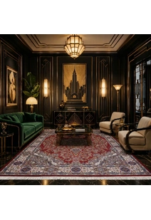 Parsa Red Medallion Oriental Rug