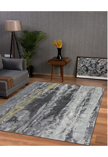 Roma Grey Modern Abstract Rug