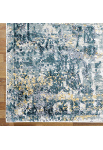 Saul Contemporary Distressed Rug