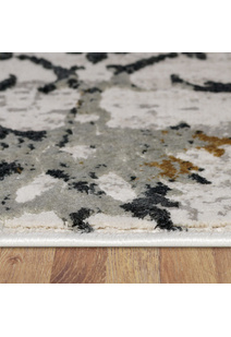 Saul Beige Floral Transitional Rug