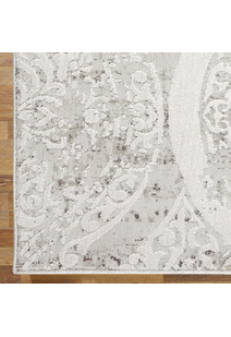 Saul Transitional Floral Trellis Rug