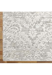 Saul Beige Transitional Floral Rug