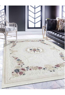 Sadie Classic Floral Aubusson Rug