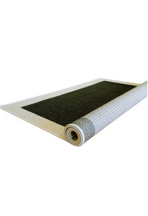 Storm Plain Border Flatweave Rug