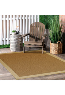 Sama Indoor Outdoor Border Rug