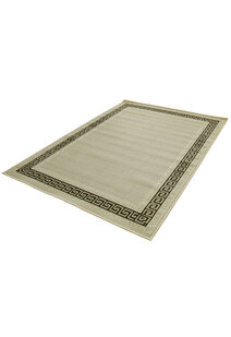 Storm Flatweave Greek Key Rug