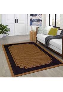 Storm Flatweave Border Rug
