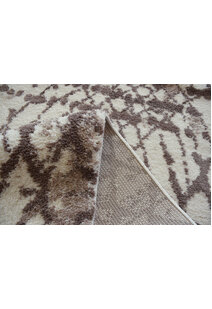 Saffron Tan Moroccan Shaggy Rug
