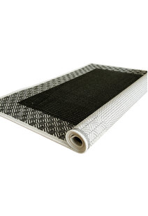 Storm Black Indoor Oudoor Rug