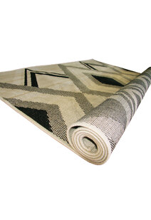 Storm Ivory Diamond Pattern Rug