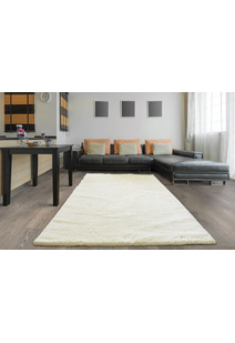 Soft Plain White Thick Shaggy Rug