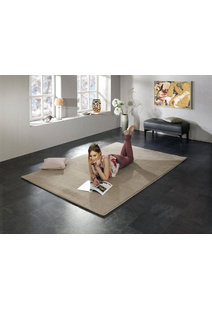 Silky Plain Beige Thick Shaggy Rug