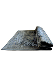 Valentino Black French Floral Rug