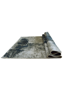 Valentino Black Abstract Rug