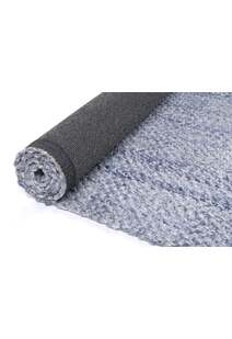 Zuri Blue Hand Loomed Wool Rug