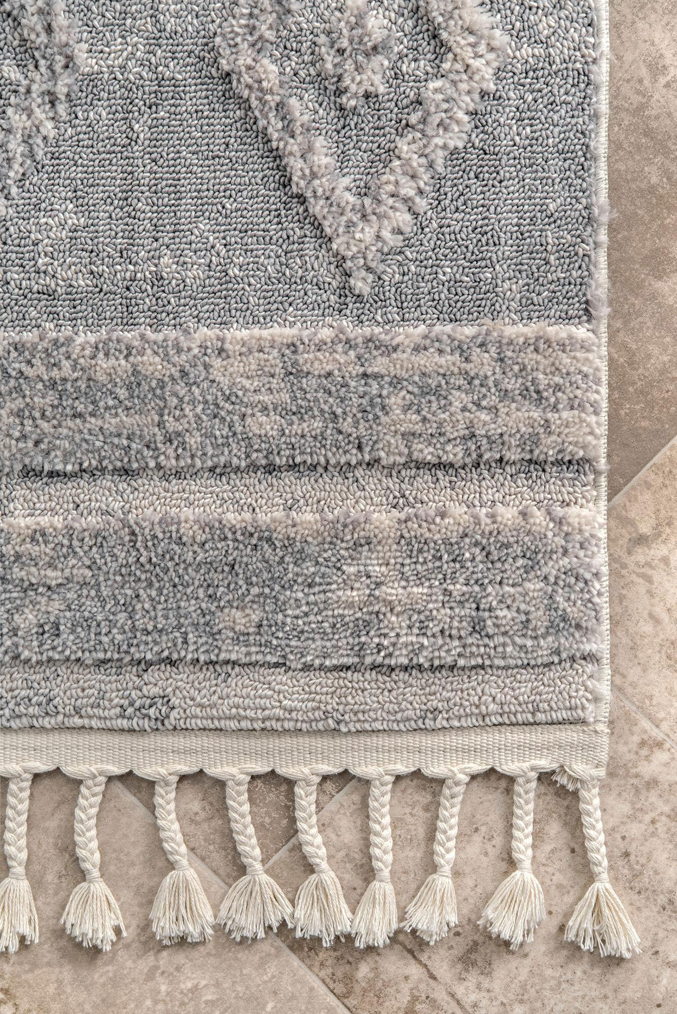 Large View Aroma Textured Moroccan Rug