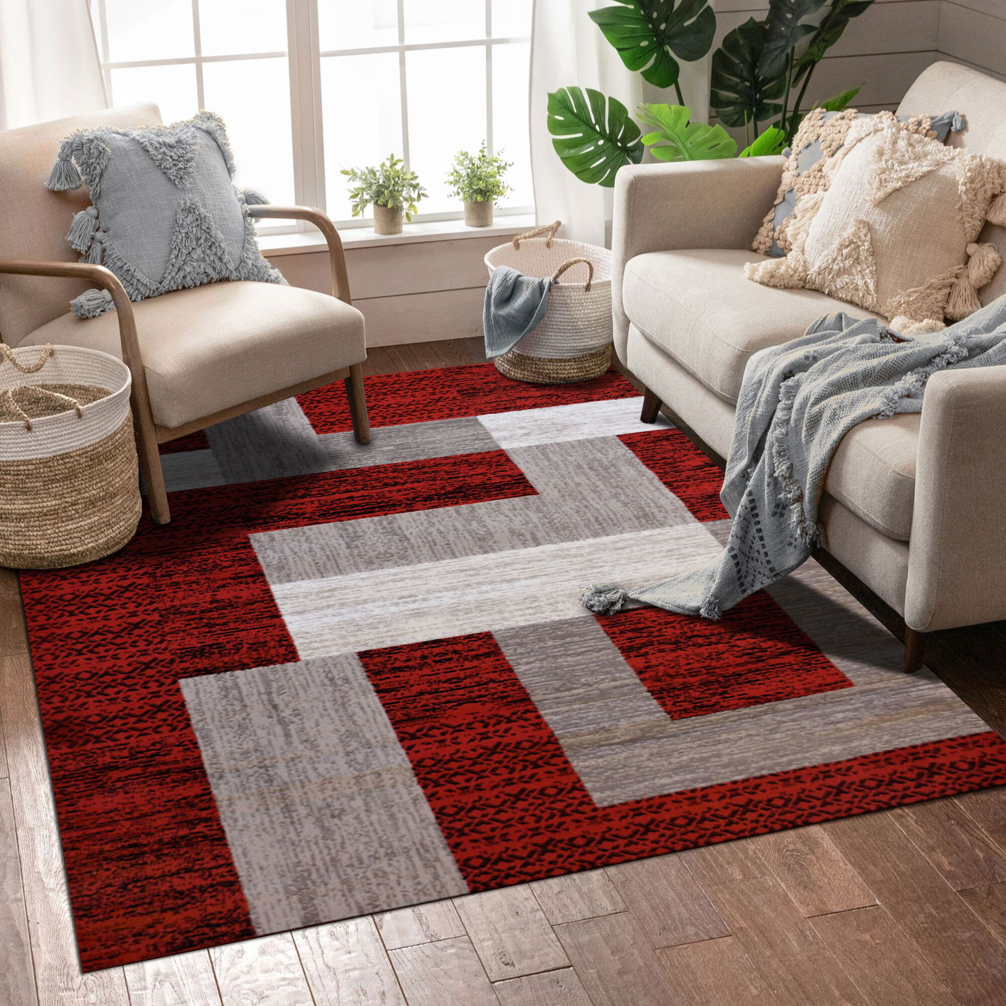 Large View Americo Modern Geometric Rug