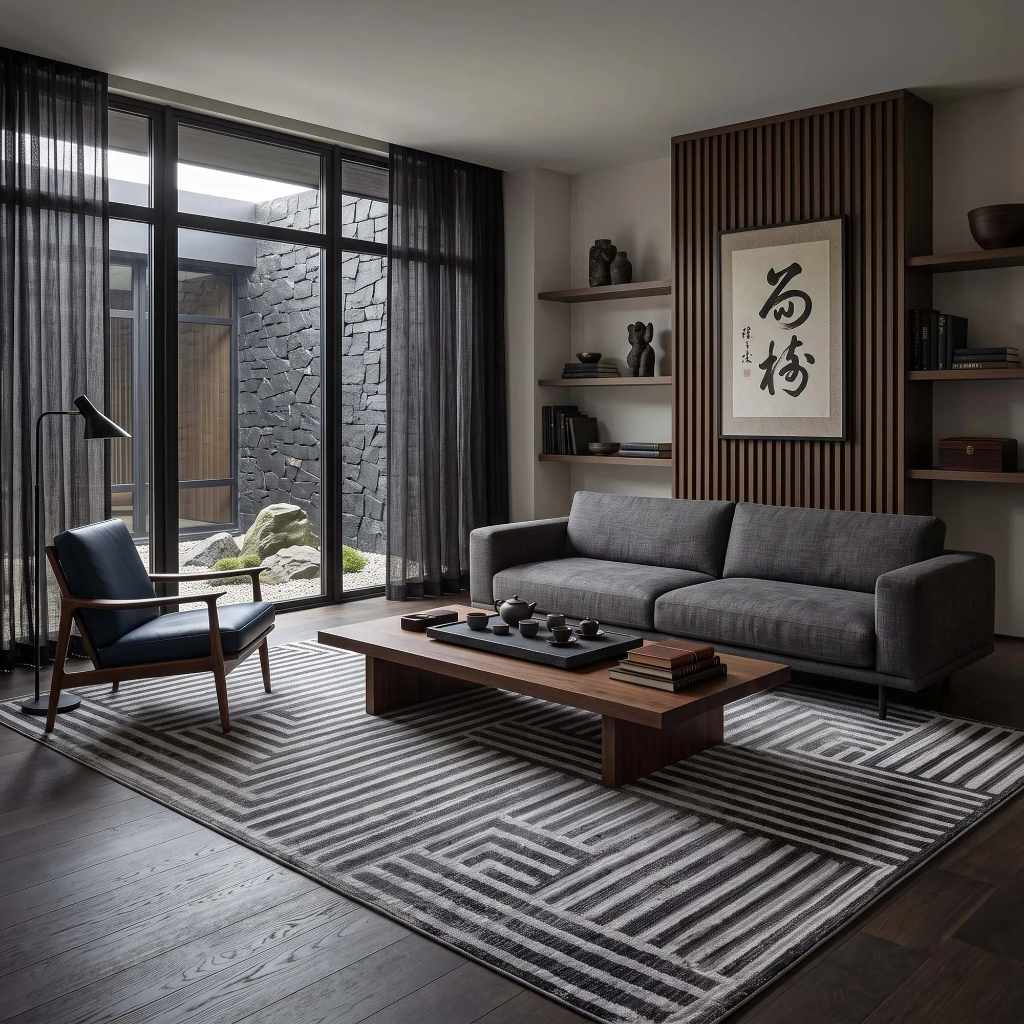 Amigo Geometric Lines Rug 