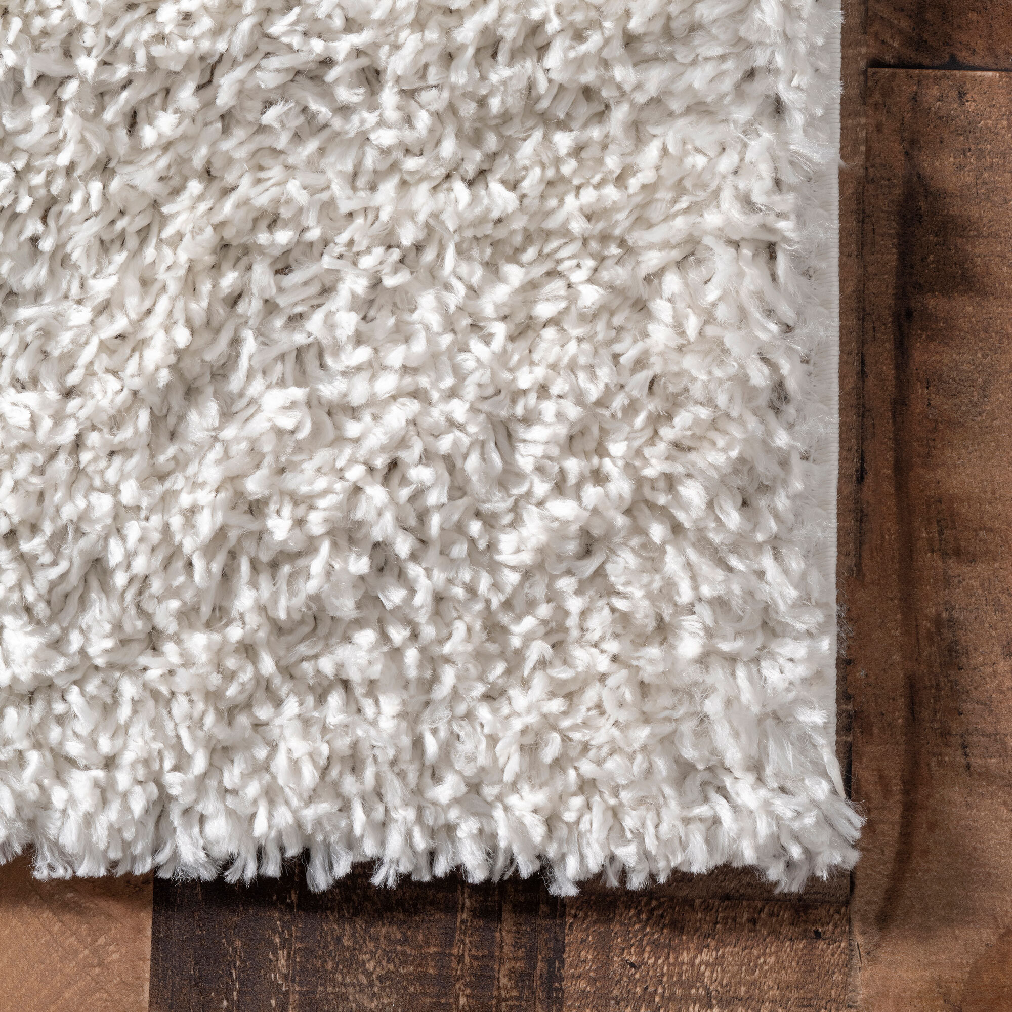 Angel Plain Shaggy Cream Rug