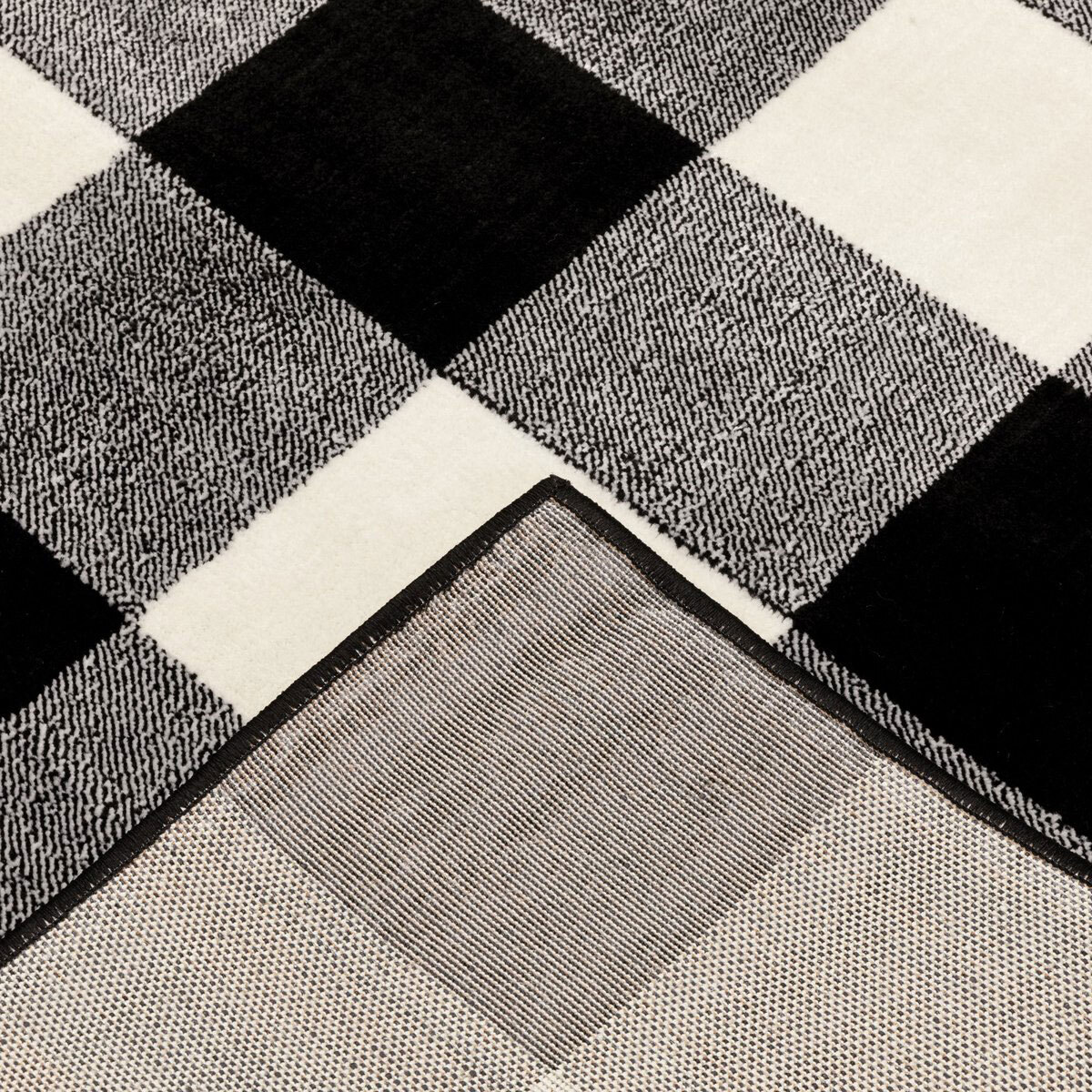 Adel Plaid Check Pattern Rug