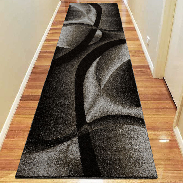 Aria Grey Modern Abstract Rug