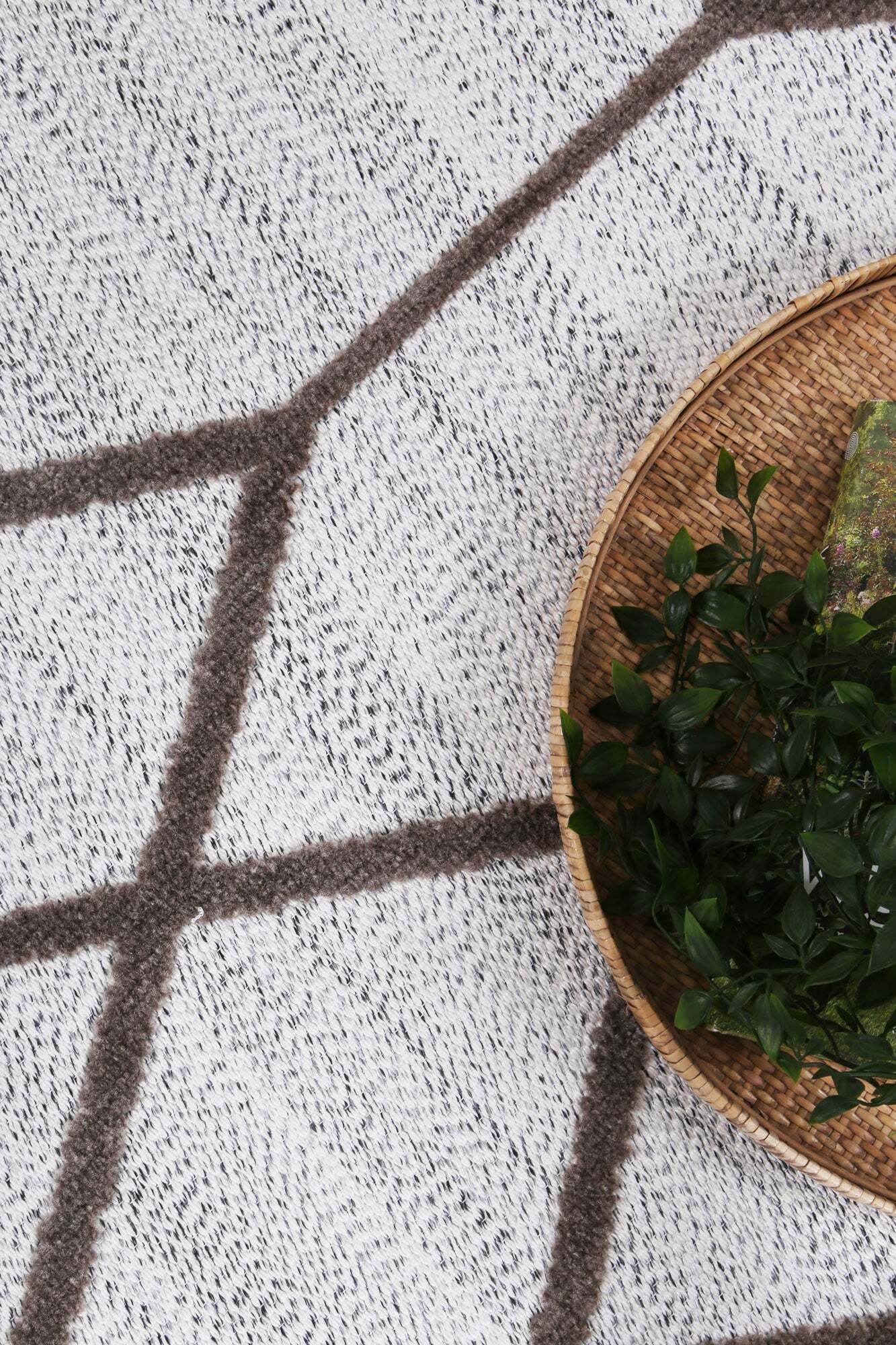 Ariel Fringed Moroccan Trellis Rug