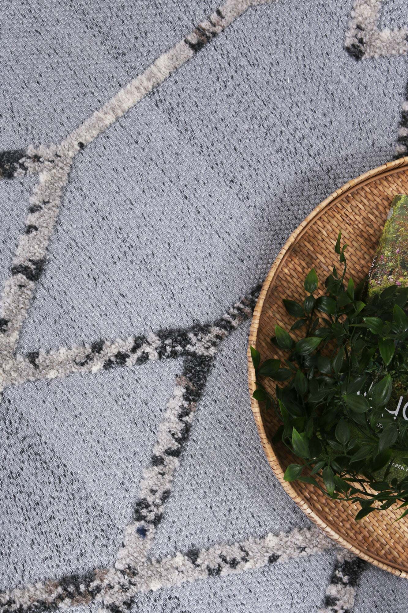 Large View Ariel Moroccan Trellis Fringed Rug
