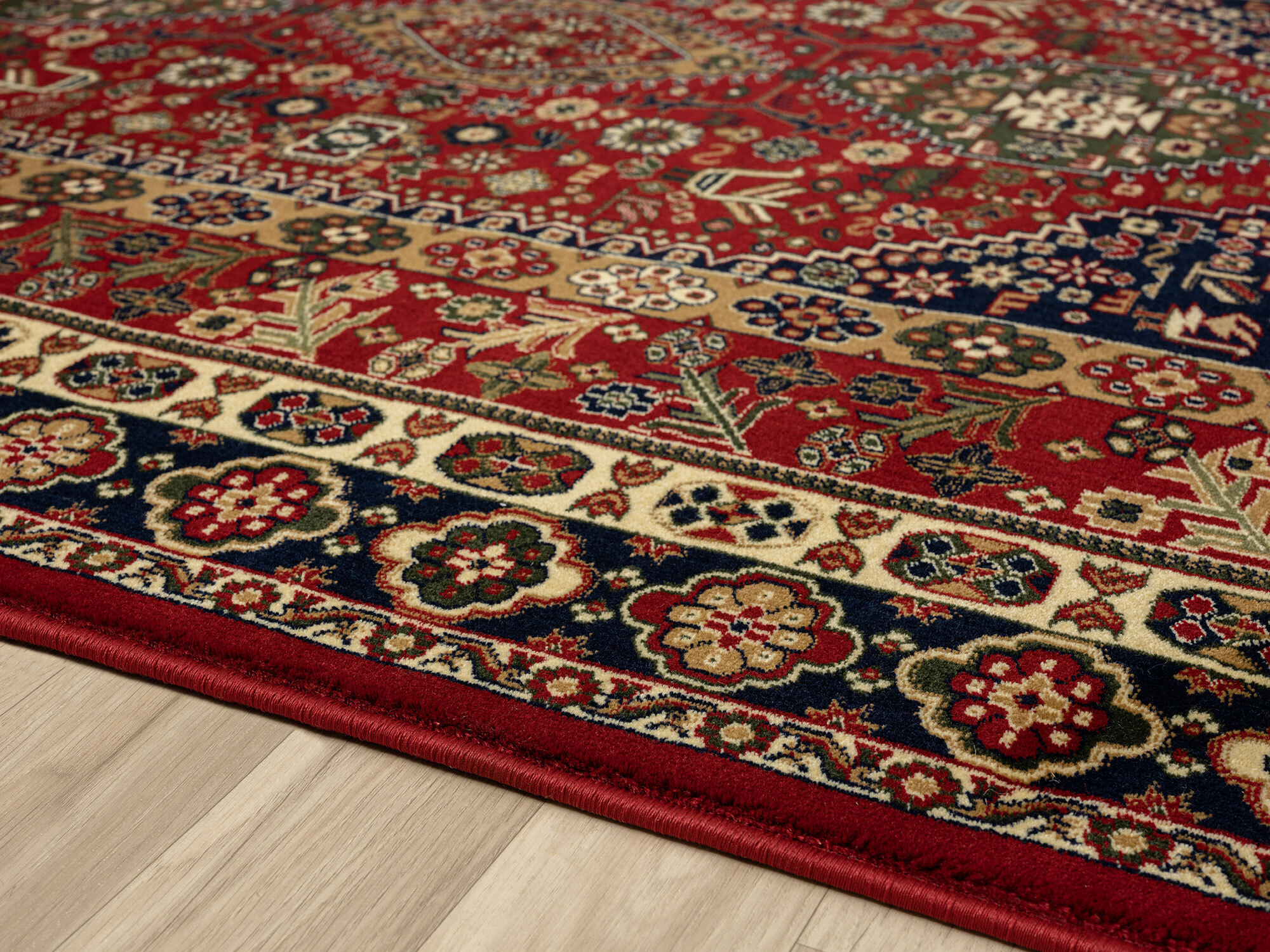 Large View Baloch Medallion Rug