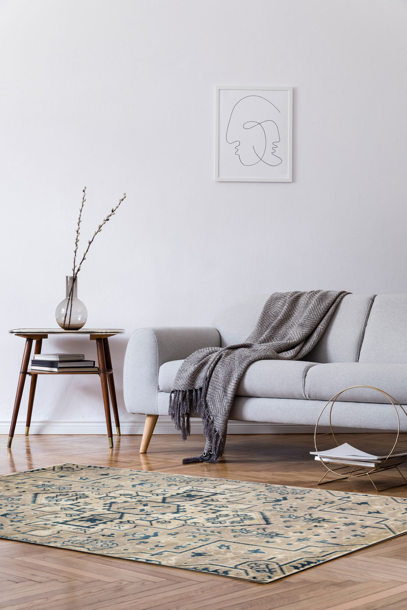 Bliss Traditional Medallion Rug