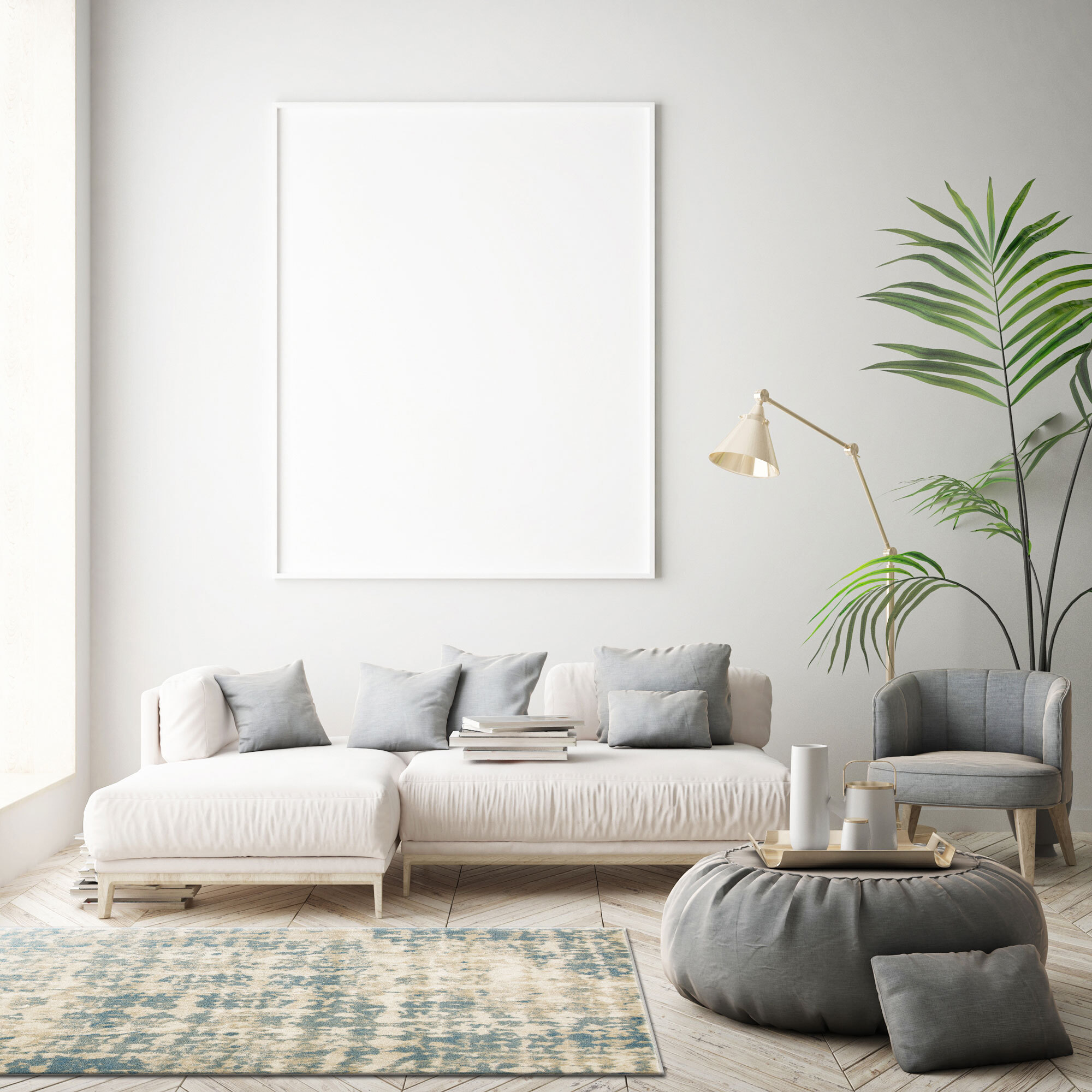 Large View Bliss Contemporary Abstract Rug
