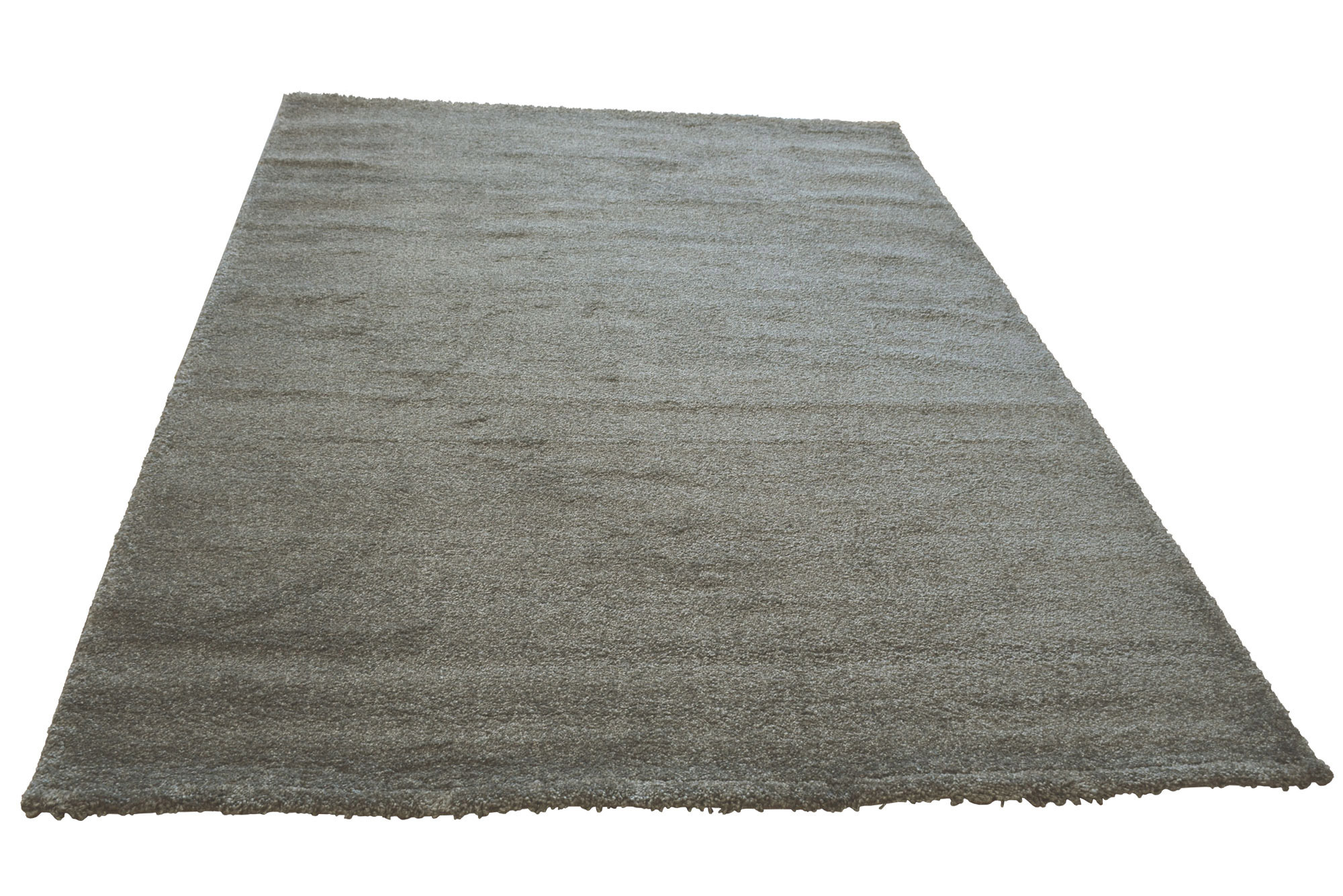 Large View Bergamo Plain Grey Modern Rug
