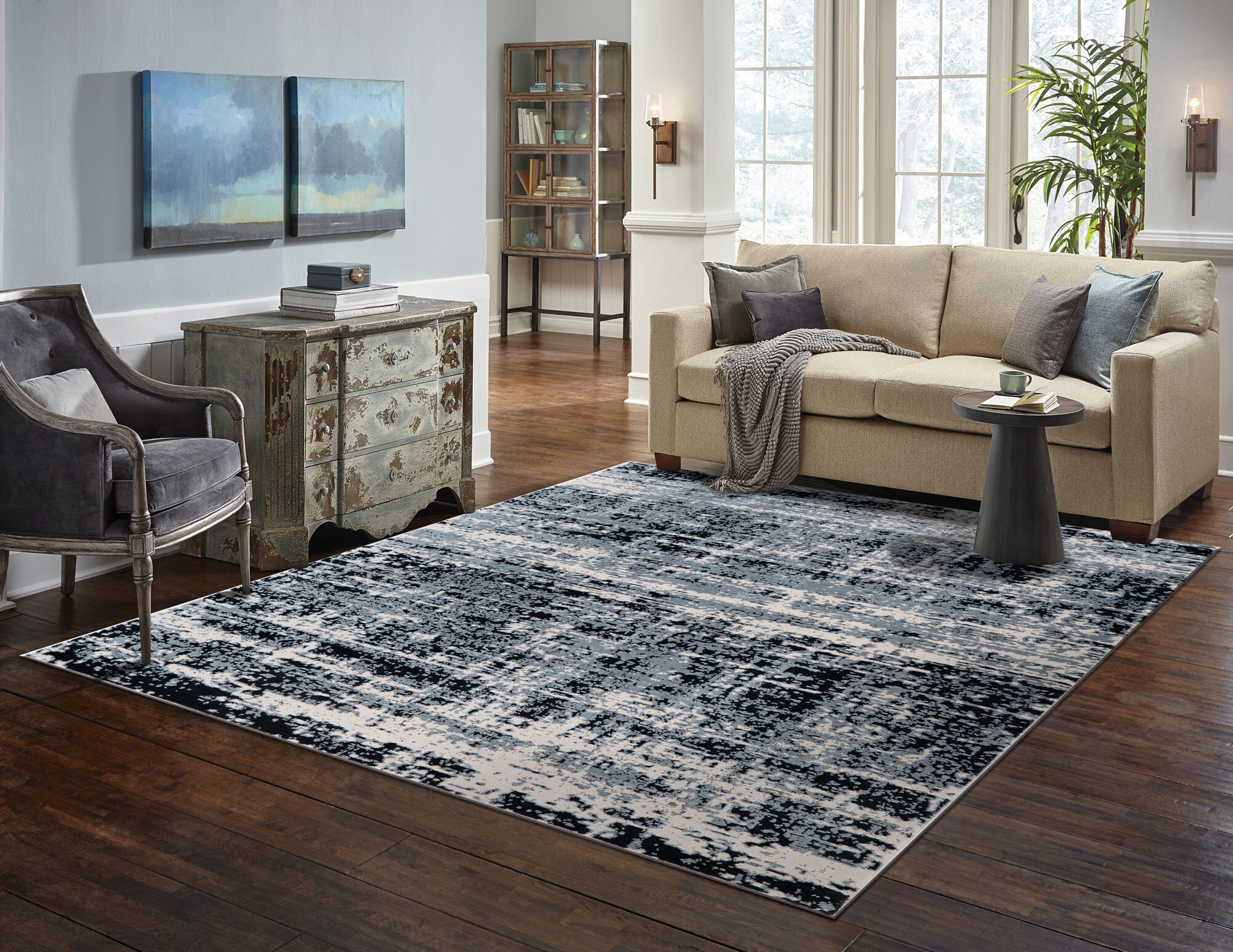 Billy Contemporary Abstract Rug