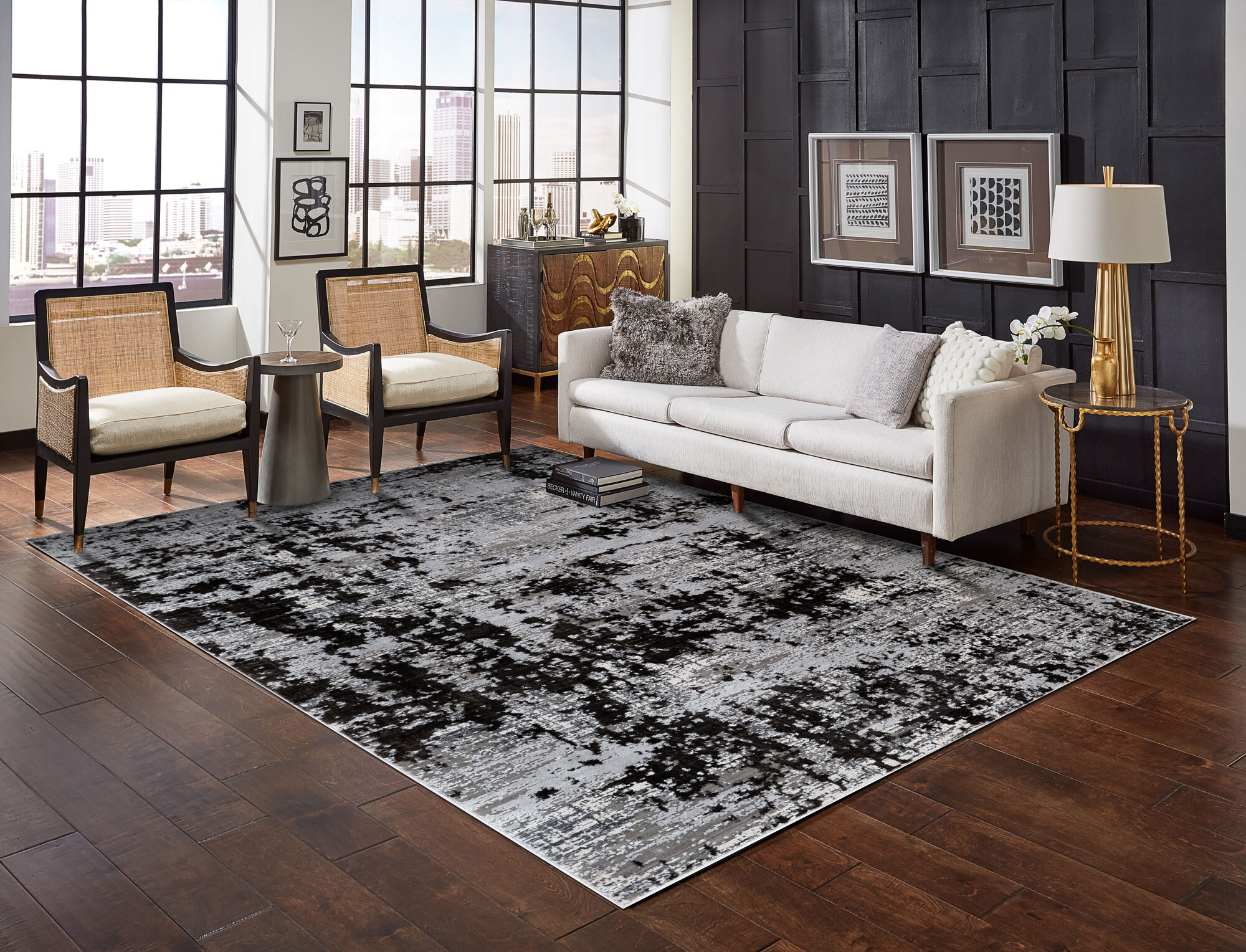 Billy Transitional Abstract Rug