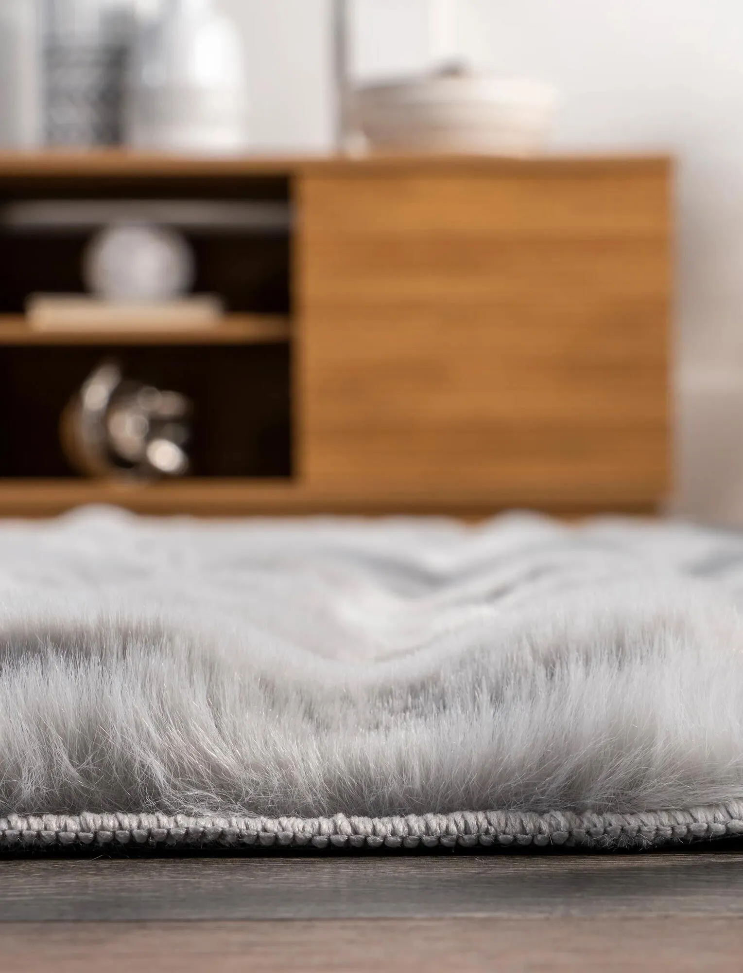 Bubble Plush Washable Rug